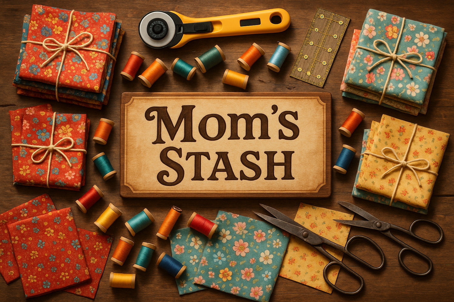 My Mama's Stash - Rescued Fabrics, Ready for You!