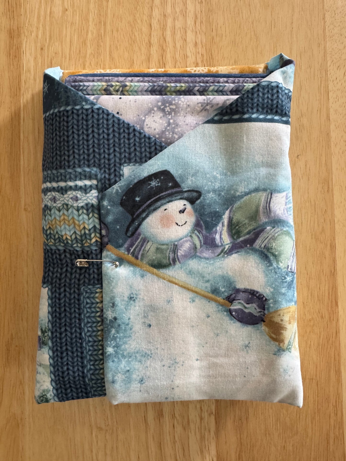 Snow Show Panel (Lavender) Quilt Kit