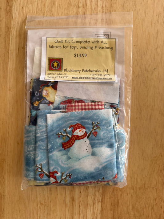 Little Snowman Pre-cut Table Runner Kit