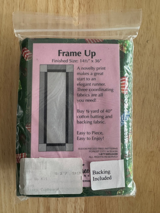 Frame Up by Pieced Tree - Pre-cut Table Runner Kit